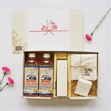 【母の日】肌にうれしいこめ油とスキンケアギフト