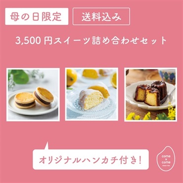 【母の日】3500円スイーツ詰め合わせセット